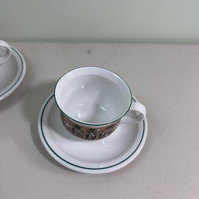 ESCHENBACH Cups & Saucers  (4) 