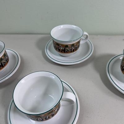ESCHENBACH Cups & Saucers  (4) 