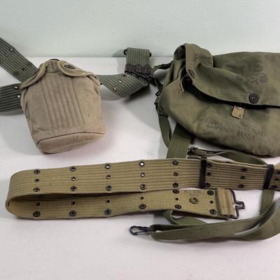 Army Gear: Bag Belt Canteen 
