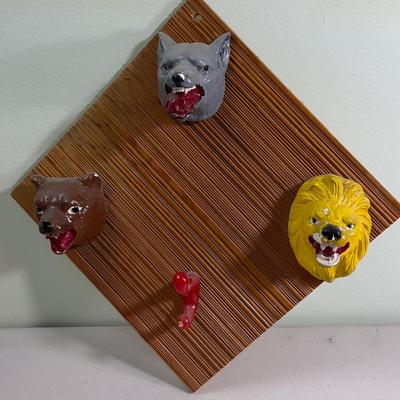 Boy Scout Coat Rack: Bear, Lion, Wolf