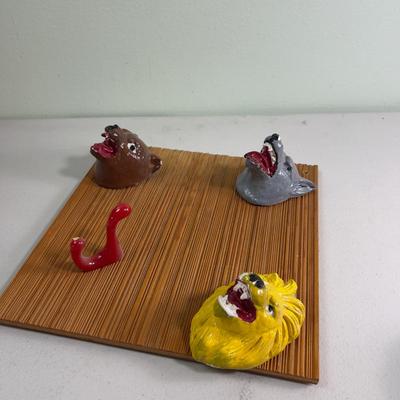 Boy Scout Coat Rack: Bear, Lion, Wolf