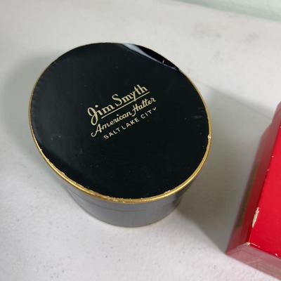 2 Miniature Hat Boxes  