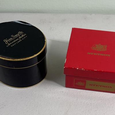 2 Miniature Hat Boxes  