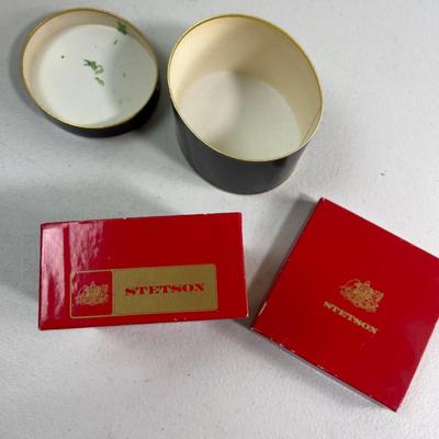 2 Miniature Hat Boxes  