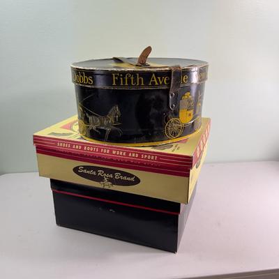 Hat Boxes and Boot Box