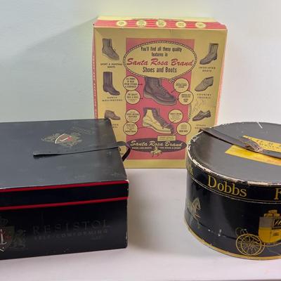 Hat Boxes and Boot Box