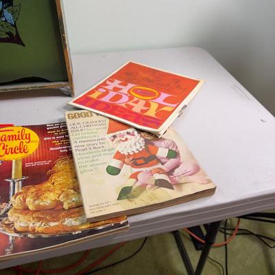 Magazine Rack Full of Magazines from 60's