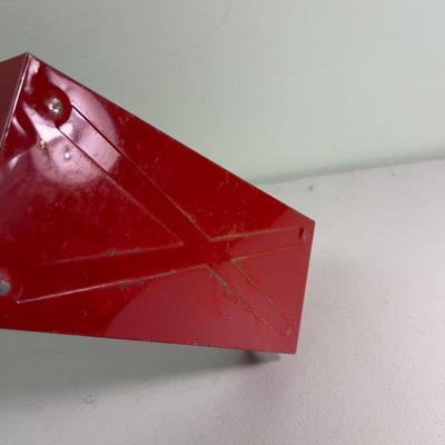 Vintage RED LAWERANCE Tackle Box