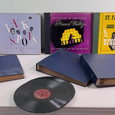 78 Records Bing Crosby, Mixed Lot from the 40's and 50's 