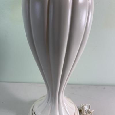 Tall White Ceramic LAMP