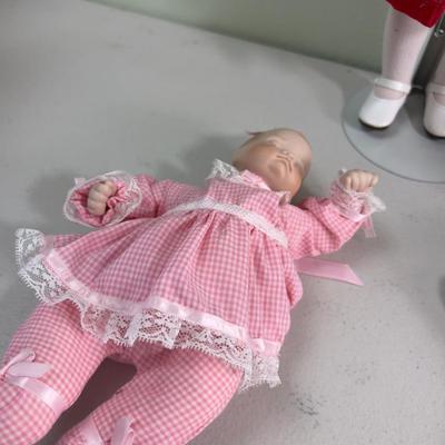 5 Dolls Porcelain Hand Made by Myrtle