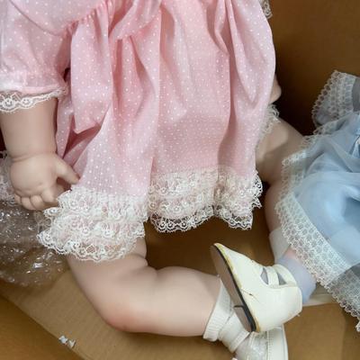 3 Baby Dolls Porcelain