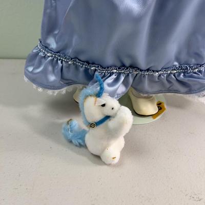 Victorian Unicorn Blue Girl, Her Real name is Hilda