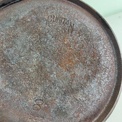 Cast Iron Griddle by Puritan and Trivet  