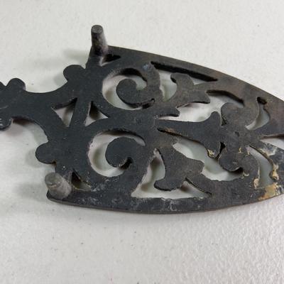 Cast Iron Griddle by Puritan and Trivet  