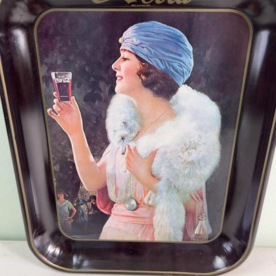 2 Vintage Coca-Cola Trays, Reproductions