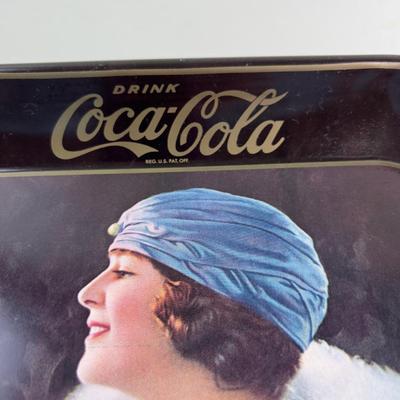 2 Vintage Coca-Cola Trays, Reproductions