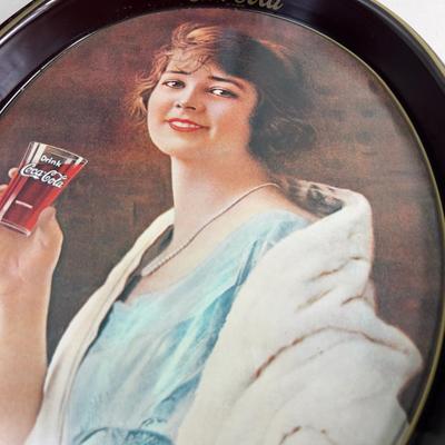 2 Vintage Coca-Cola Trays, Reproductions