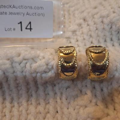 Sale Photo Thumbnail #59: back is missing on one earring