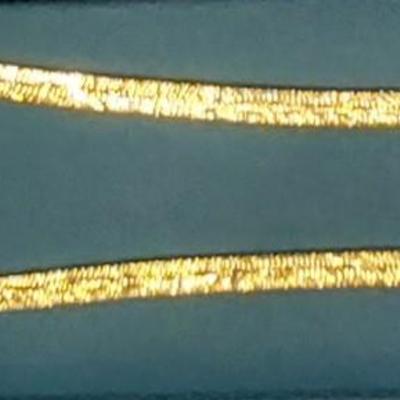 14K Solid Gold Trendy Snake Chain