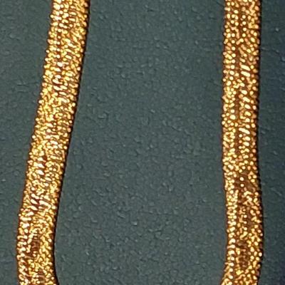 14K Solid Gold Trendy Snake Chain