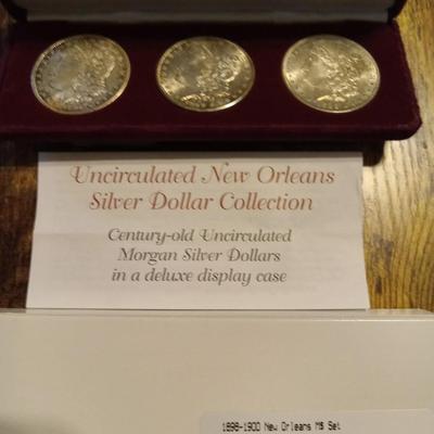 1898-1900 New Orleans Uncirculated Morgan Dollars