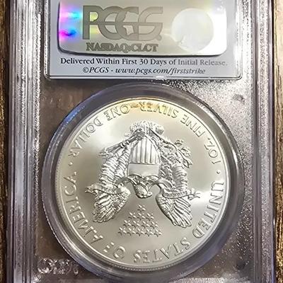 2014 Firststrike pcgs MS69 silver eagle