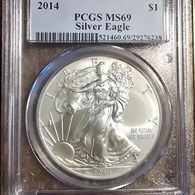2014 FirstStrike PCGS MS69 SILVER EAGLE
