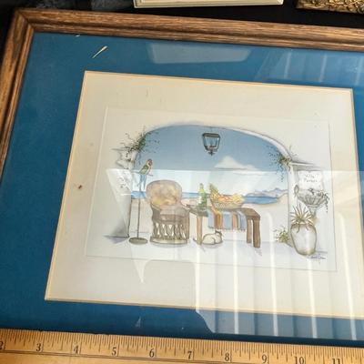 Lot 186 Lot of small art prints