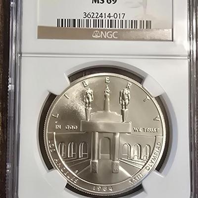 1984 P Olympics s$1 ms 69
