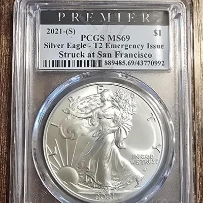 2021 (S) PCGS MS 69 EAGLE