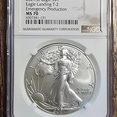 2021 Eagle S$1 MS 70