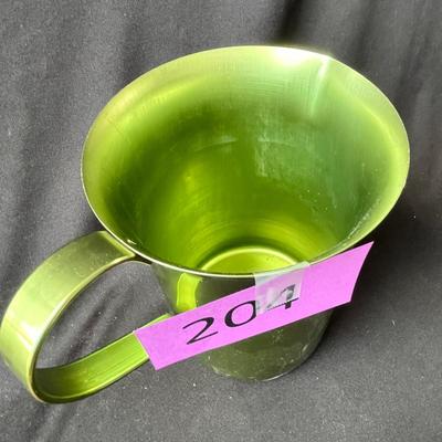 Lot 204 Chartreuse Aluminum pitcher