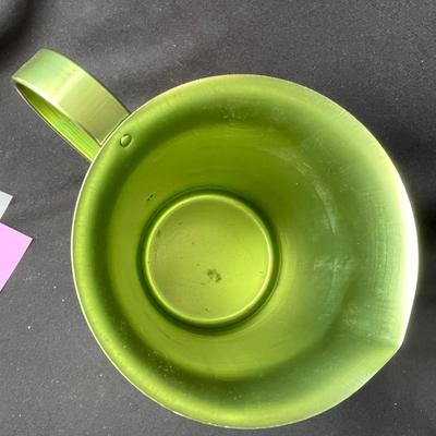 Lot 204 Chartreuse Aluminum pitcher