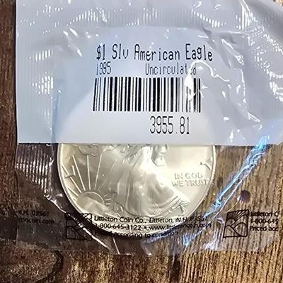 1995 Silver American Eagle $1