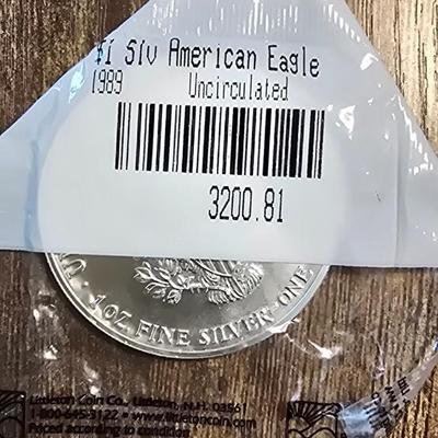 1989 Eagle uncirculated SILVER COIN