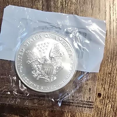 2001 Eagle uncirculated SILVER COIN