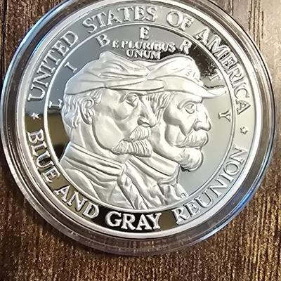 100ml .999 Blue & Gray 125th yr