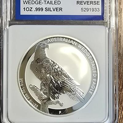2016 1oz. 999 silver