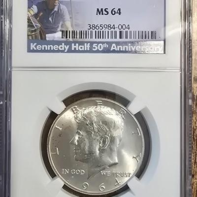 1964 50c ms64