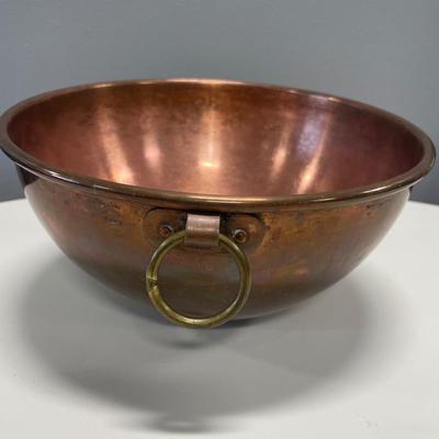 Williams and Sonoma copper bowl