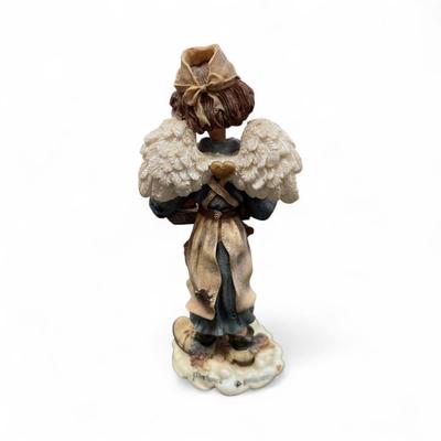 Sale Photo Thumbnail #132: Boyds Bears & Friends Folkstone Collection "Mercy...Angel of Nurses" Figurine  Number 220/590  1997
Approximate Ht 7.5"