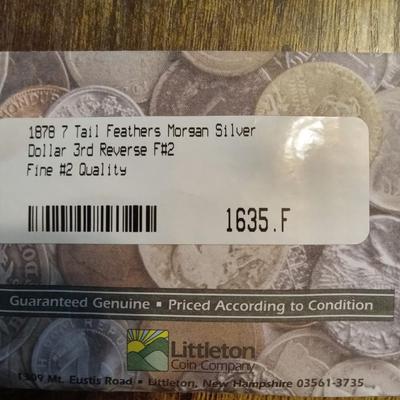 1878 7 Tail Feathers Morgan
