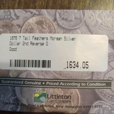 1878 7 Tail Feathers Morgan