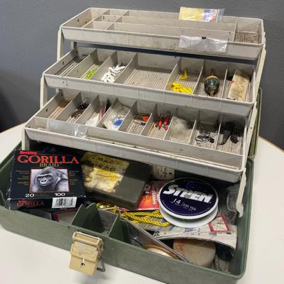 Well used tackle box