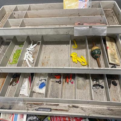 Well used tackle box