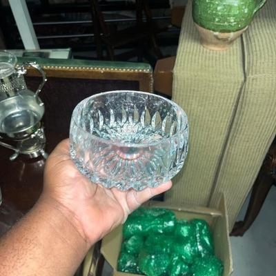 Vintage Crystal Glass Bowl