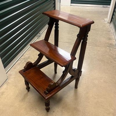 Vintage Three-Tiered Step Stool