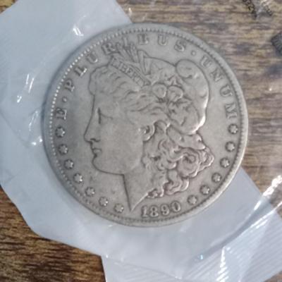 1890 Morgan Silver Dollar