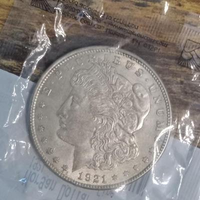 1921 Morgan Silver Dollar